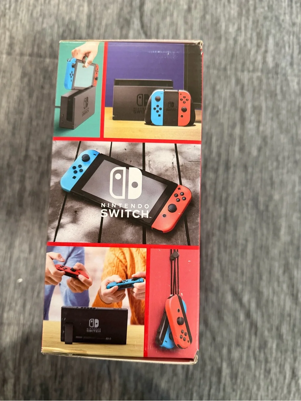 Nintendo Switch Console with Blue and Red Joy‑Con Controllers